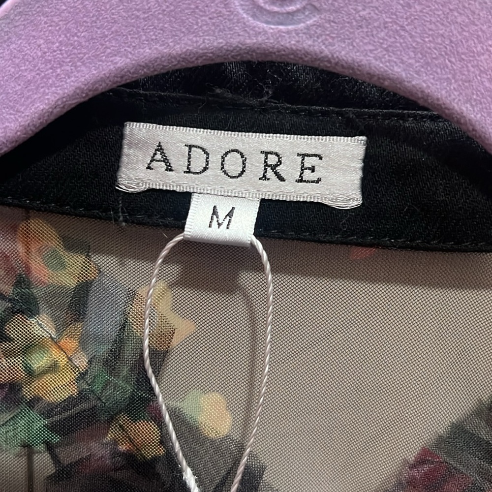 Denim floral jacket by Adore - Picture 3 of 6